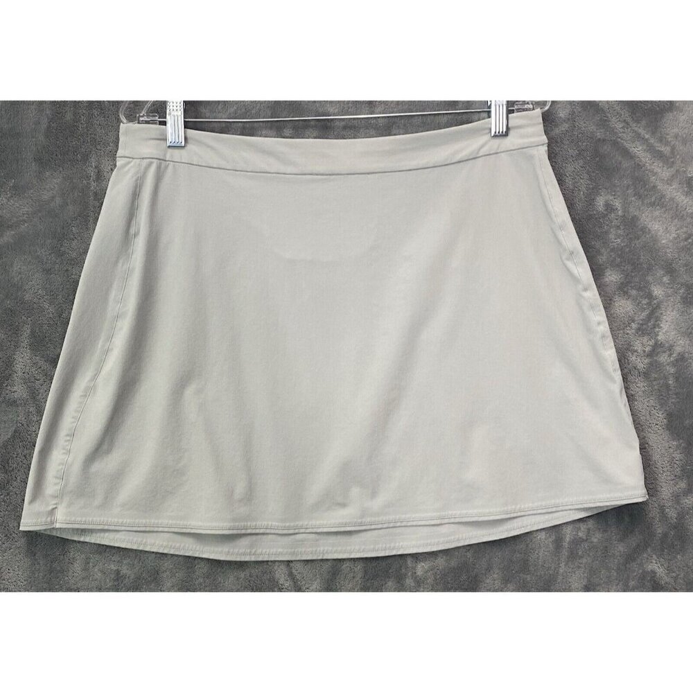 OUTDOOR VOICES Women Mini‎ Skirt Size L Light Gray Athleisure Active Tennis 3-51